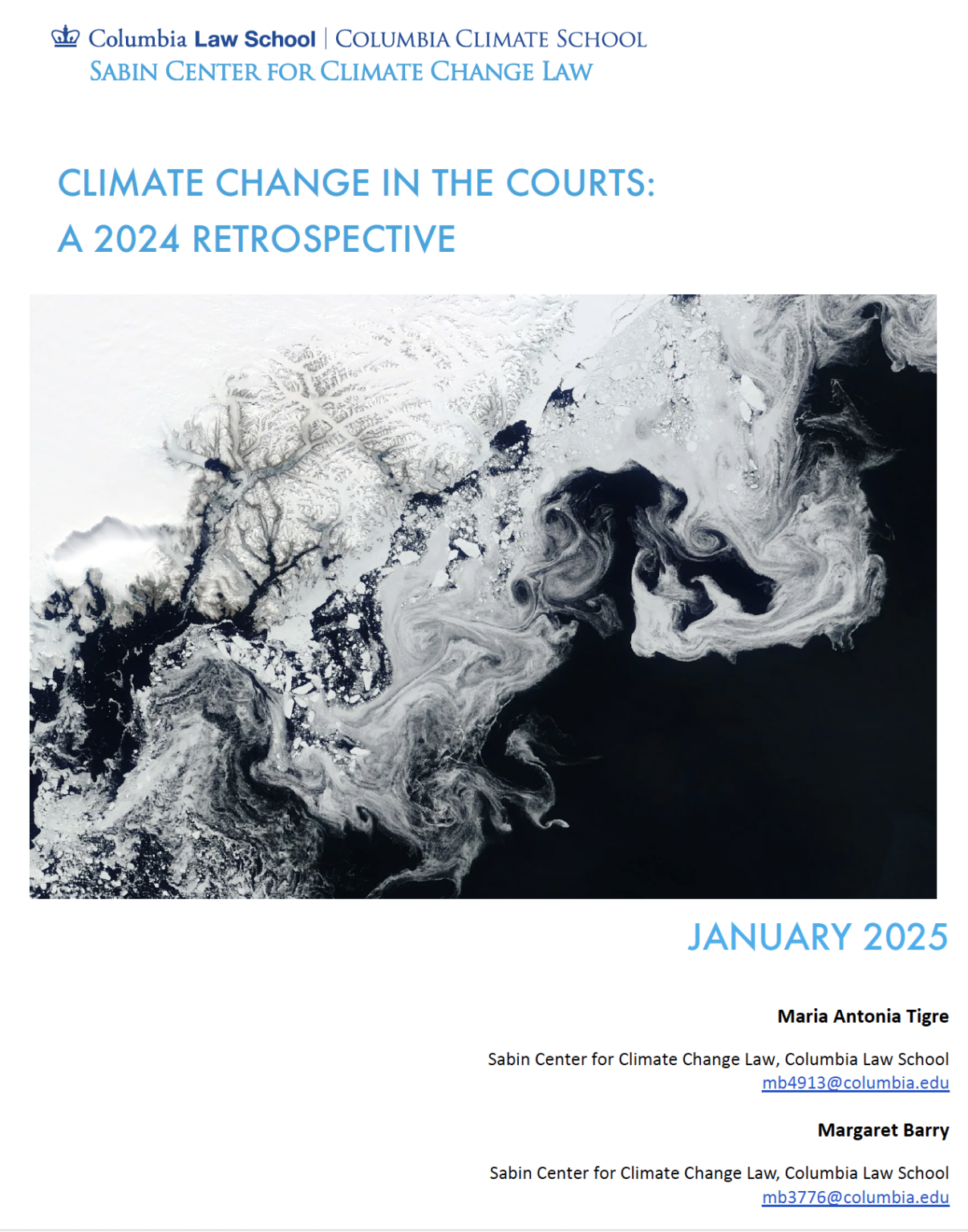 Sabin Center Report Highlights Key Climate Cases and Litigation Themes ...