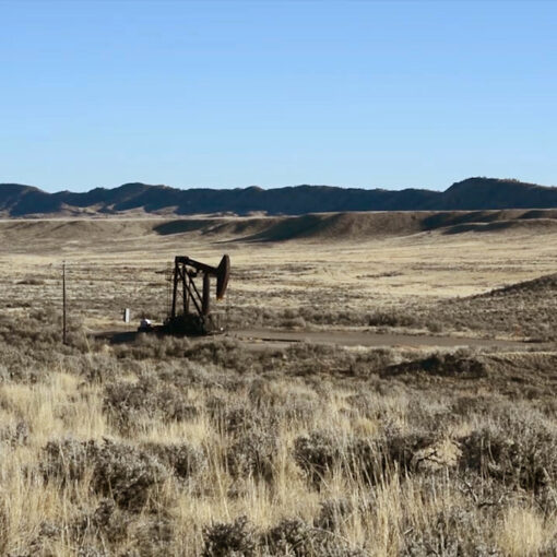 Single oil and gas well