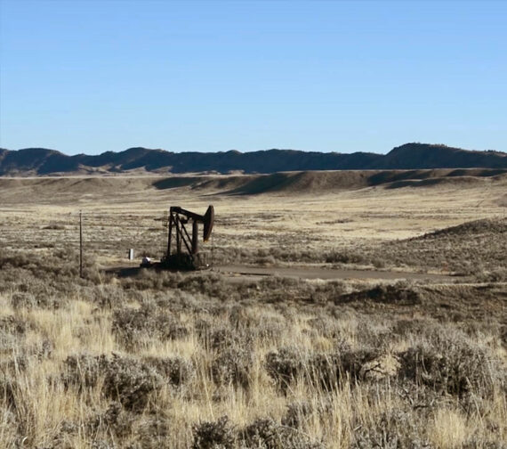 Single oil and gas well