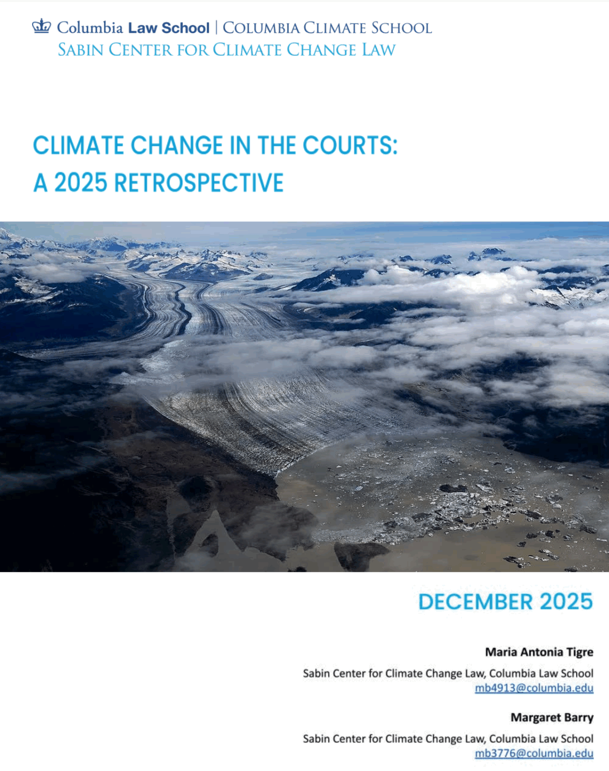 Sabin Center Report Surveys the Climate Litigation Landscape in 2025 ...